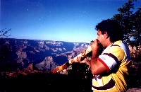 Lewis at the Grand Canyon, USA